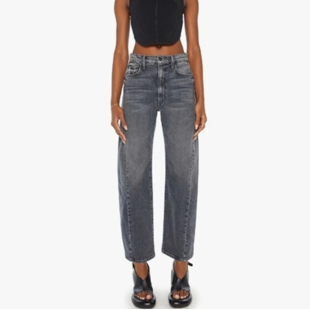 MOTHER Superior The Half Pipe Flood Barrel Jeans in “Outta Sight”